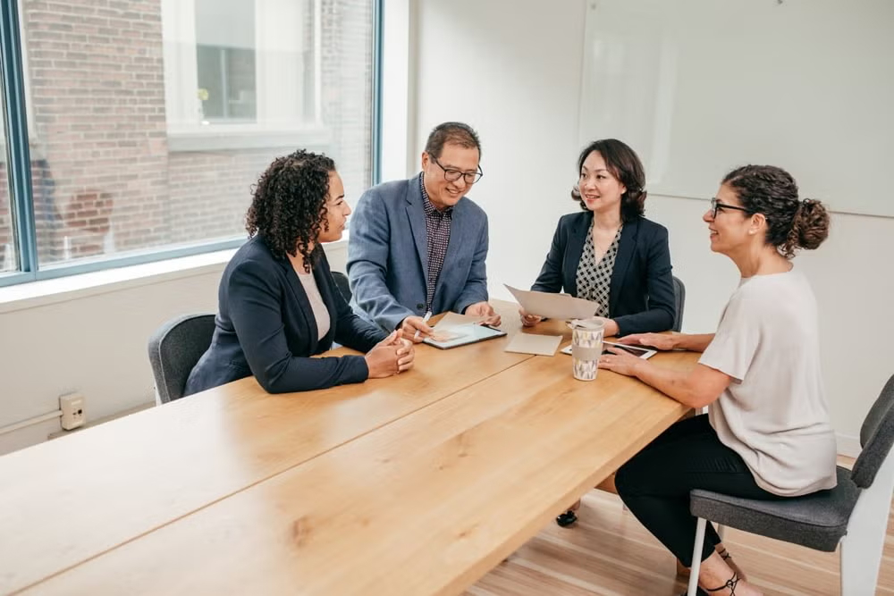 A lawyer reviews legal documents related to practising law in Australia.